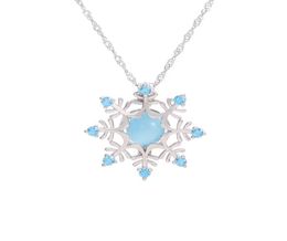Whole EuroAmerican new snowflake Magic Box Necklace 925 Sterling Silver Fashion pearl cage pendant clavicle accessories9479958