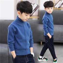 Clothing Sets Boys Sweater Wool Coat Kids Tops Knitting 2024 Yellow Spring Autumn Plus Thicken Cottons Pullover Formal Sport Children's