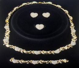 XOXO Jewellery set for women Necklaces Earrings 14K Gold Jewellery Sets for Women Wedding Jewellery earrings for women set2318519