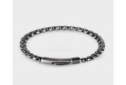 Jewelry fashion personality steel bracelet men039s simple personality trend hip hop stainless steel bracelet slave bracelets9844897