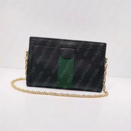 dicky0750 designer shoulder bag Handbags chain clutch lady crossbody bags hobo classic Striped women fashion chains purse handbag 199p