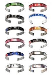 2021 stainless steel cuff bangles bracelet Motorcycle car tyme t for women men S01123528992757043