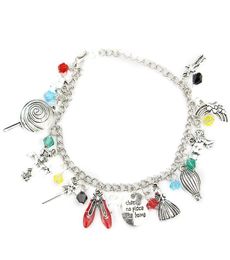 Cuff Customizable THE WIZARD Of OZ Inspired Charm Bracelet04583257