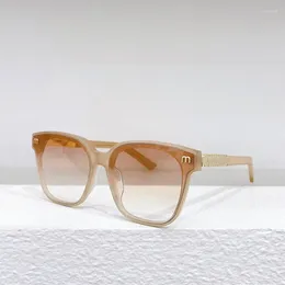 Sunglasses 6 Colors Square Large Frame Women's 902T Fashion Adult Men's Glasses Gradient Lens Black Brown Pink Beige Khaki