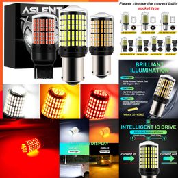 Car Upgrade 2pcs 1156 BA15S P21W BAU15S PY21W 7440 W21W P21/5W 1157 BAY15D 7443 3157 LED Bulbs 144smd CanBus Lamp Reverse Turn Signal Light