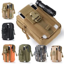 Bags 2017 Hot Camping Climbing Bag Outdoor Tactical Military Molle Hip Waist Belt Wallet Pouch Purse Phone Case for IPhone 7