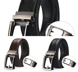 Double Layer Leather Fake Needle Automatic Buckle Comfort Click Men039s Belt GPYY90170536438926