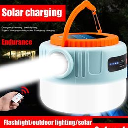 Solar Garden Lights Solar Led Cam Light Usb Rechargeable Bb For Outdoor Tent Lamp Portable Lanterns Emergency Lights Bbq Hiking Fishin Otons