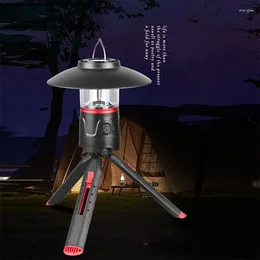 Portable Lanterns Outdoor Waterproof Dual Light Source LED Camping Fast Charge Tent Super Bright Emergency Hanging Lighting