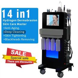 facial water microdermabrasion skin deep cleaning machine oxygen mesotherapy gun RF lift face rejuvenation hydro