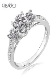 3 Stone Engagement Ring 925 Sterling Silver Rings for Women Anniversary Ring Wedding Rings Silver 925 Jewellery 2202099152646