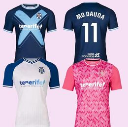 2023 2024 CD Tenerife Soccer Jerseys RUBEN BORJA GARCES MO DAUDA MICHEL SHASHOUA ELADY MELLOT ENRIC GALLEGO Centennial Home Away 3rd Football Shirts