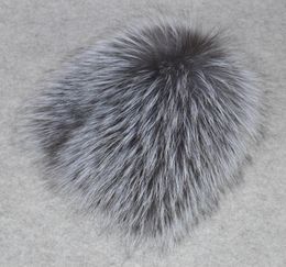 New Luxury 100 Natural Real Fox Fur Hat Women Winter Knitted Real Fox Fur Bomber Cap Girls Warm Soft Fox Fur Beanies Hats 201012532397013