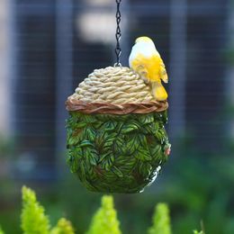 Garden Courtyard Landscape Decoration Outdoor Balcony Small Animal House Bird Little Nest Supplies 231225