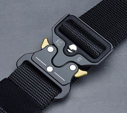 Tactical Belt New Nylon Army Belt Men Molle Military SWAT Combat Belts Knock Off Emergency Survival Belt Tactical Gear9930989