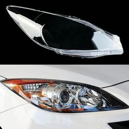 Accessories For Mazda 3 Speed 2011~2015 Car Headlight Cover Lens Glass Shell Front Headlamp Caps Transparent Lampshade Auto Light Lamp Case