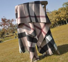 High quality 100 cashmere scarf fashion classic plaid printed cashmere scarf ultra soft thermal cashmere scarf 190x70cm9656401