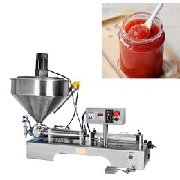 Single Head Filling Machine Stainless Steel 220V / 110V Piston Type Pneumatic Heating And Stirring Type Filling Machine