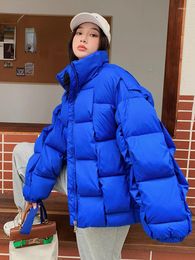 Women's Trench Coats Oversize Winter Jacket Thick Warm Coat Casual Quilted Padded Puffer Parkas Women Snow Wear Long Sleeve Tops 2023