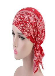 Wide Brim Hats Scarfs For Ladies Muslim Scarves Casual Scarf Women Summer Acrylic Ruffle Chemo Hat Beanie Turban Head Wrap Cap9715709