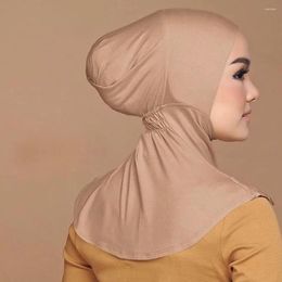 Ethnic Clothing Jersey Hijab Muslim Women Overhead One Piece Amira Pull On Instant Scarf Islam Headscarf Turban Stretch Wrap Hat Head Neck