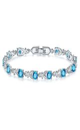 Charm Bracelets Fashion Simple Style Woman Sea Blue Multicolor Stone Trend Personality Creative Bracelet Gift Overseas Exquisite 7647996