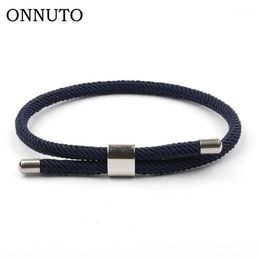 New Arrival Lover Macaron Charm Rope Chain Paracord Bracelet Male Women Summer style Adjustable Accessories S0021301r