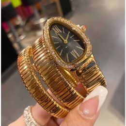 bvlgar watch Mechanical Sport Watches 10A Brand Swiss Wristwatches Quartz Watches Luxury Lady Bracelet Women Watch Gold Snake Top Brand Diamond Stainless