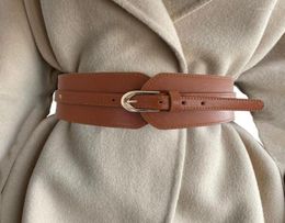 Belts 89cm Female Wide Elastic Waistband Oval Pin Buckle Belt For Women Cinch Waist Stretch Band Overcoat Dress Clothing DecorateB3010923