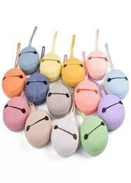 Silicone Pacifier Holders Placate Pacifiers storage bag Portable dustproof pacifier storages bags Nipple Baby Feeding Products DE37774538