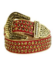 Western Cowboy Bling ovski Crystal Rhinestones Belt Studded Leather Belt Removable Buckle for Women and Men High quality 2021 new3792618