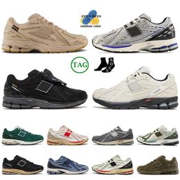 Footwear New 1906 R 1906R Men Running Shoes 1906s Sneakers Sea Salt Marblehead White Red Silver Metallic Blue Runner The Downtown Run Mens