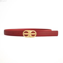 Women's high quality Accessories leisure fashion flat buckle belt 12 options width 2 4cm optional gift box275J