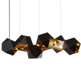 Nordic postmoderno metallo multi-testa illuminazione a sospensione villa club loft lampade a sospensione di design decoracion salon vintage hanglamp 110-2206t