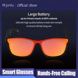 Sunglasses Smart Glasses Wireless Bluetooth 5.0 Sunglasses Outdoor Smart Sport HandsFree Calling Music Player Control AntiBlue Eyeglasses