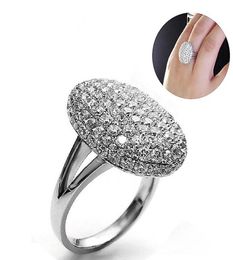 Luxury Silver Color Twilight Saga Breaking Dawn Bella Engagement Wedding Ring Rhinestone Inlaid Rings Jewelry For Women JL1485773