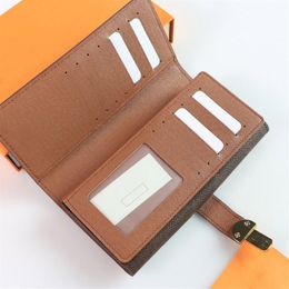 Wallet coin purse clutch bag leather wallets Internal 20 card slots and 2 po album position263e