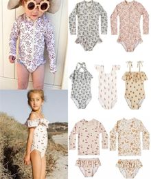 Kid Girls Swimwear Summer Rylee and Cru Baby Toddler Boy Swimsuit Child Beach Wear Sisters Brithers Swimming Bathing Suit 2203286535182