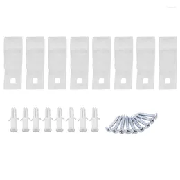 Curtain Promotion! 8Pcs Clear P Clips Hook Roller Blind Child Safety Chain Cord Clip Hooks For Vertical Roman Bli