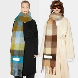 Men AC and Women General Style Cashmere Blanket Scarf Women's Colorful Plaid8lky8NTB