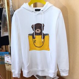 Designer hoodie Men's hoodie Pullover Sweatshirt Loose long sleeve Alphabet Bear hoodie for men and women's top clothing