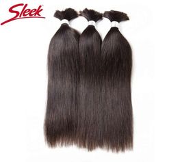 human hair bulks Sleek 30 Inch Human Hair Bundles Straight Bulk For Braiding No Weft Crochet Braids Single Brazilian27002336162642