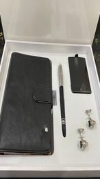 Luxury Designer Cufflinks High Quality Shirt Cuff Links Cuff link notebook Pen Set top Gift3958068