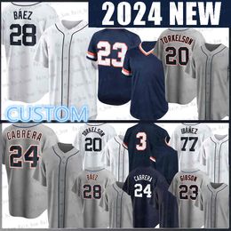 Javier Baez Baseball Jersey Kirk Gibs Miguel Cabrera Detroits Riley Greene Spencer Torkels Akil Baddoo Ryan Kreidler Matt Vierling Parker Meadows Tyler