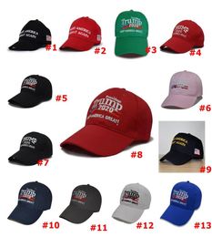 Donald Trump Baseball Hat Star Usa Flag Camouflage Cap Keep America Great Hats 3D Embroidery Letter Adjustable Snapback baseball c3196966