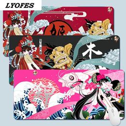 Rests Chinese Style Cute Mouse Pad Large Kawaii Desk Pads Gaming Writing Desk Mats Keyboard Mousepad for Pc Computer Gamer