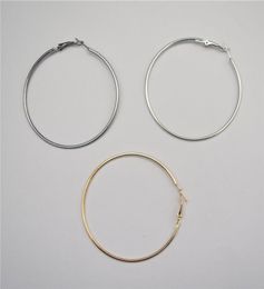 10pcs 60mm silver goldgun black Earring Hook Large Ring Large Circle Earrings Pendant DIY Jewellery Finding9540586