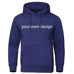 Your OWN Design Brand /Picture Custom Men DIY Hoodies Hip Hop Casual Fashion Hooded Male Streetwear 231226