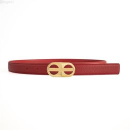 Women's high quality Accessories leisure fashion flat buckle belt 12 options width 2 4cm optional gift box2035