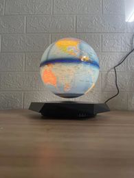 10pcs dhl free shipping 360 auto roating magnetic suspension floating levitation desk globe lamp 6inch for Kids,Office Decor ,Cool GadgetS